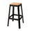 ACME Jacotte Bar Stool (1pc) in Natural & Black 72332