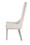 ACME Gianna Dining Chair (Set-2), White PU & Stainless Steel 72473