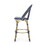 Barstool, Blue, Wicker