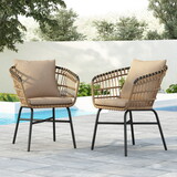 Outdoor Patio chair with cushions(Set of 2) 72708-00