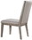 ACME Rocky Side Chair (Set-2) in Fabric & Gray Oak 72862