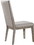 ACME Rocky Side Chair (Set-2) in Fabric & Gray Oak 72862