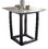 ACME Razo Counter Height Stool (1pc), Fabric & Weathered Espresso 72937