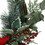 23.5" Poinsettia/Berry/Eucalyptus Half Wreath