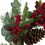 22" Berry/Eucalyptus/Pinecone Wreath