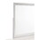 Modern Brooklyn Portrait Frame Mirror made with Wood in White 733569276301