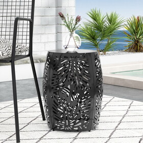 Metal end Table -Large 73613-00BLK