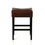 Set of 2, 26.75" Backless Leather Counter Height Barstool, Brown