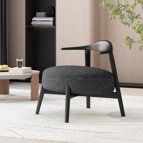 Accent Chair, Cream 74661.00BLK