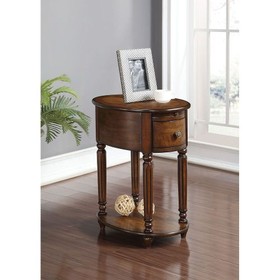 ACME Peniel Side Table in Dark Oak 80506