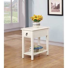 ACME Jeana Side Table in White 80513