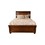 Walnut + Wood + King Bed