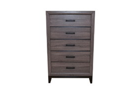 Galaxy Home Contemporary Hudson Made with Wood Chest in Gray 808857594679