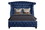 Sophia Full 4 pc Bedroom Set in Color Blue Made with Wood 808857786685