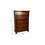 Galaxy Home Austin Chest Made with Wood in Dark Walnut Color 808857804877
