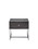 ACME Iban End Table in Gray Oak & Chrome 81172