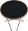 ACME Valora End Table in Champagne & Black Glass 81832