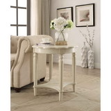 ACME Fordon End Table in Antique White 82922