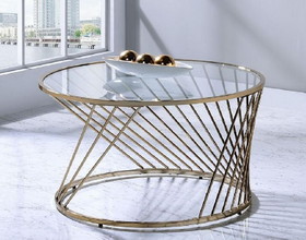 Acme Bluelipe Coffee Table, Champagne 82990