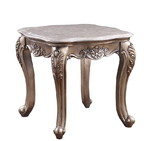 Acme Jayceon End Table, Marble & Champagne 84867