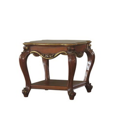 ACME Picardy End Table, Vintage Cherry Oak 88222