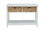 ACME Flavius Console Table in White 90262
