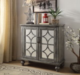 Acme Velika Console Table in Weathered Gray 90284