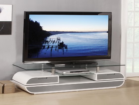 ACME Lainey TV Stand in White & Gray 91142