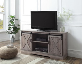 Acme Bennet TV Stand, Gray Finish 91855