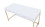 ACME Ottey Desk in White High Gloss & Gold 92540