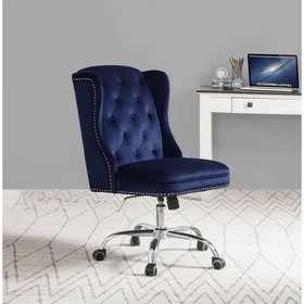 ACME Jamesia Office Chair, Midnight Blue Velvet 92665