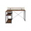 ACME Drebo Writing Desk, Weathered Oak & Black Finish 92755