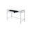 ACME Canine Writing Desk, Mirrored and Chrome Finish 92975