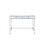 ACME Canine Writing Desk, Mirrored and Chrome Finish 92975