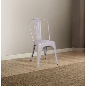 ACME Jakia Side Chair (Set-2) in Silver 96256