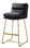 ACME Alsey Counter Height Chair (1pc), Vintage Black Top Grain Leather 96400