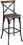 ACME Zaire Bar Chair (1pc) in Antique Black & Antique Oak 96640