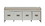 ACME Berci Bench w/Storage in Beige Fabric & White 96775