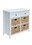 ACME Flavius Console Table in White 97416