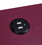 ACME Fierce Side Table (USB Charging Dock), Burgundy & Black 97737