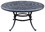 Round Dining Table, Dark Lava Bronze ABQ-AHF-LD1031A-52