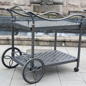 Tea Cart, Dark Lava Bronze Abq-Ahf-Ld1031X