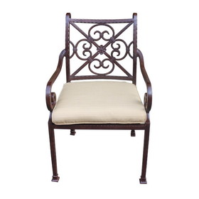 Arm Chair, Beige, Set of 2 Abq-Ahf-Ld2112-1-Yb032