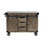 ACME Alforvott Kitchen Island, Marble & Weathered Gray Finish AC00185