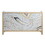 ACME Olisa Console Table in Stone Grain, White & Gold Finish AC00283