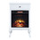 ACME Eirene Fireplace in White Finish AC00853