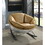 ACME Pippin Rocking Chair, Morocco Top Grain Leather & Aluminum Finish AC02583 AC02583