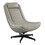 ACME Piran Accent Chair w/Swivel, Twilight Top Grain Leather AC02584 AC02584