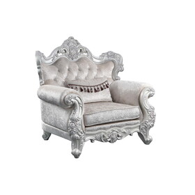 Melrose Traditional Chair champagne with silver brush B009138495