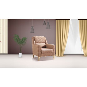 Luna Modern Style Chair in Copper B009138503